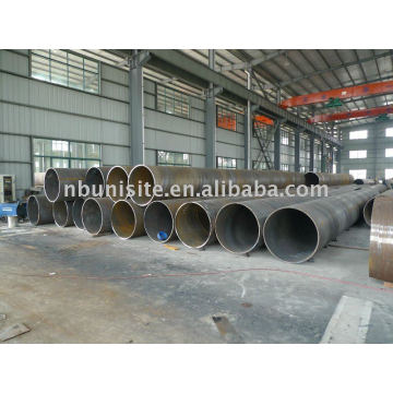 with or without flanges spiral welded steel pipe(USB-2-016)